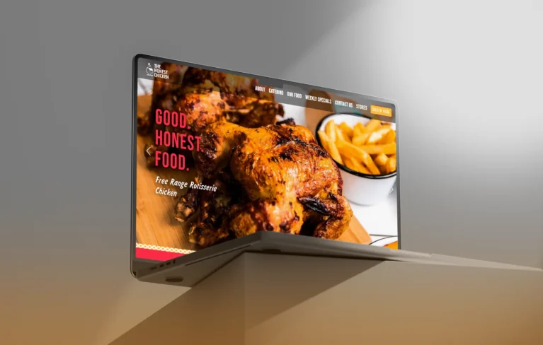 A modern, visually appetizing restaurant website designed to highlight The Honest Chicken’s authentic flavors and dining experience. Developed with a focus on user-friendly navigation, responsive design, and smooth online ordering integration — ensuring customers can explore menus, book tables, and order seamlessly across all devices.